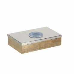 Best Sale ✔️ Grayson Lane Silver Mango Wood Box ❤️ 9 Best Sale ✔️ Grayson Lane Silver Mango Wood Box ❤️ -GRAYSON LANE Sales 2022 330859805 AlternateImage5 l