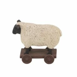 Deals 💯 Grayson Lane White Polystone Farm Animal Sculptures - Set of 2 👏 -GRAYSON LANE Sales 2022 330859808 AlternateImage4 l