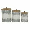 Budget 👏 Grayson Lane White Metal Decorative Jars - Set of 3 💯