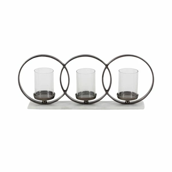 Best Pirce ✔️ Grayson Lane 3-Candle Black Aluminum Votive Candle Holder 🥰 4 Best Pirce ✔️ Grayson Lane 3-Candle Black Aluminum Votive Candle Holder 🥰 - Image 4