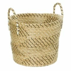 Buy 🎉 Grayson Lane Beige Sea Grass Storage Baskets - Set of 3 👏 -GRAYSON LANE Sales 2022 330859813 AlternateImage5 l