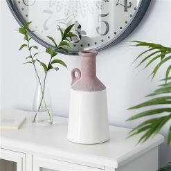 Coupon ✔️ Grayson Lane Farmhouse White Ceramic Vase 🔥 -GRAYSON LANE Sales 2022 330859816 AlternateImage1 l