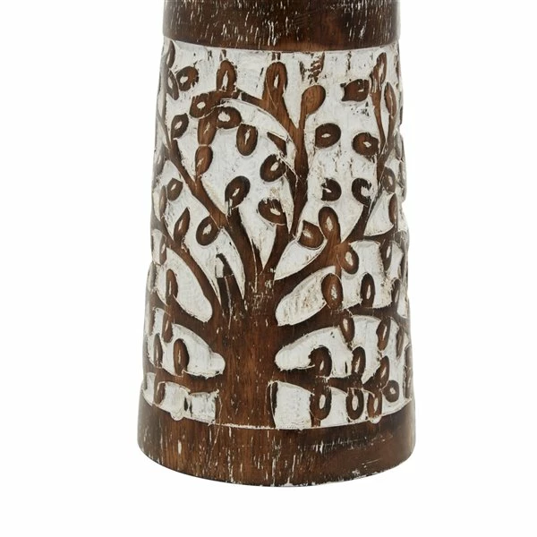 Best Sale 🧨 Grayson Lane Natural Mango Wood Pillar Candle Holder - Set of 3 🥰 4 Best Sale 🧨 Grayson Lane Natural Mango Wood Pillar Candle Holder - Set of 3 🥰 - Image 4