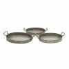 Discount ✔️ Grayson Lane Grey Metal Trays - Set of 3 ✨