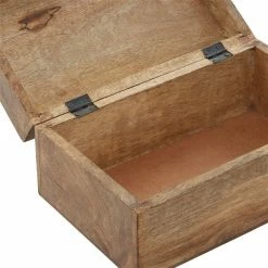 Deals 👍 Grayson Lane Rustic Brown Mango Wood Boxes - Set of 3 😍 -GRAYSON LANE Sales 2022 330859861 AlternateImage3 l