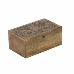 Deals 👍 Grayson Lane Rustic Brown Mango Wood Boxes - Set of 3 😍 -GRAYSON LANE Sales 2022 330859861 AlternateImage4 l