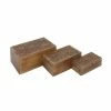 Deals 👍 Grayson Lane Rustic Brown Mango Wood Boxes - Set of 3 😍