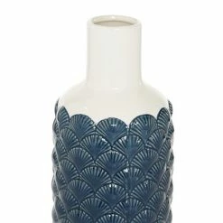 Cheapest 🎉 Grayson Lane Blue Ceramic Vase 🧨 -GRAYSON LANE Sales 2022 330859864 AlternateImage2 l