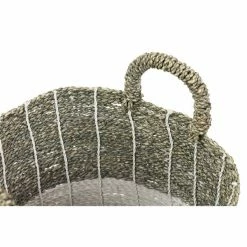 Best Pirce 🤩 Grayson Lane White Sea Grass Storage Baskets - Set of 3 🌟 -GRAYSON LANE Sales 2022 330859868 AlternateImage3 l
