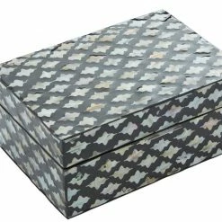 Best Sale ✨ Grayson Lane Black Mother of Pearl Boxes - Set of 2 💯 -GRAYSON LANE Sales 2022 330859881 AlternateImage3 l