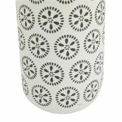 Buy 👏 Grayson Lane White and Orange Stoneware Vase 🛒 -GRAYSON LANE Sales 2022 330859894 AlternateImage3 l