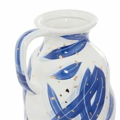 Best Sale ⭐ Grayson Lane Blue Contemporary Ceramic Vase 👏 -GRAYSON LANE Sales 2022 330859895 AlternateImage2 l