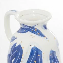 Best Sale ⭐ Grayson Lane Blue Contemporary Ceramic Vase 👏 -GRAYSON LANE Sales 2022 330859895 AlternateImage3 l