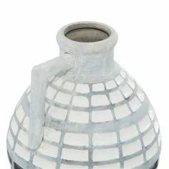 Budget 🧨 Grayson Lane Grey Ceramic Vases - Set of 2 ⌛ -GRAYSON LANE Sales 2022 330859901 AlternateImage2 l