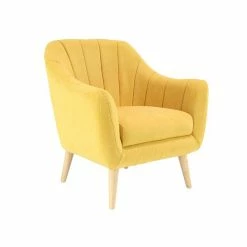 Wholesale 😍 Grayson Lane Modern Yellow Polyester Blend Accent Chair 🥰