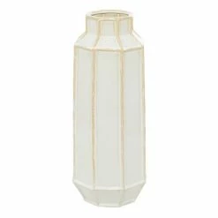 Budget 🔔 Grayson Lane White Ceramic Vase 🤩 7 Budget 🔔 Grayson Lane White Ceramic Vase 🤩 -GRAYSON LANE Sales 2022 330859912 AlternateImage4 l