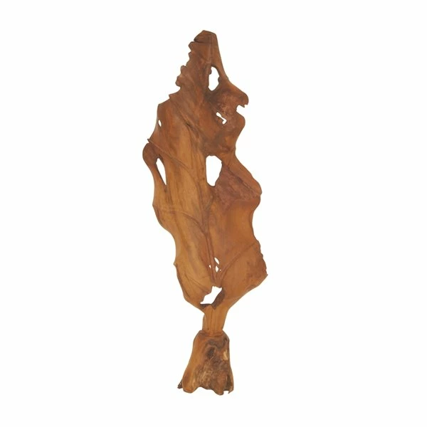 Cheapest 👏 Grayson Lane Brown Teak Wood Leaf Sculpture 😍 5 Cheapest 👏 Grayson Lane Brown Teak Wood Leaf Sculpture 😍 - Image 5