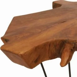 Cheap 😉 Grayson Lane Brown Teak Wood and Metal Coffee Table 🎁 -GRAYSON LANE Sales 2022 330859919 AlternateImage3 l