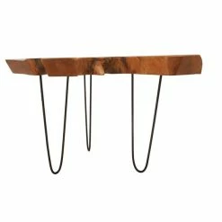 Cheap 😉 Grayson Lane Brown Teak Wood and Metal Coffee Table 🎁 -GRAYSON LANE Sales 2022 330859919 AlternateImage6 l