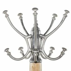 Flash Sale 🤩 Grayson Lane Silver and Brown 5-hook 🧥 Coat Stand 👏 -GRAYSON LANE Sales 2022 330859920 AlternateImage3 l