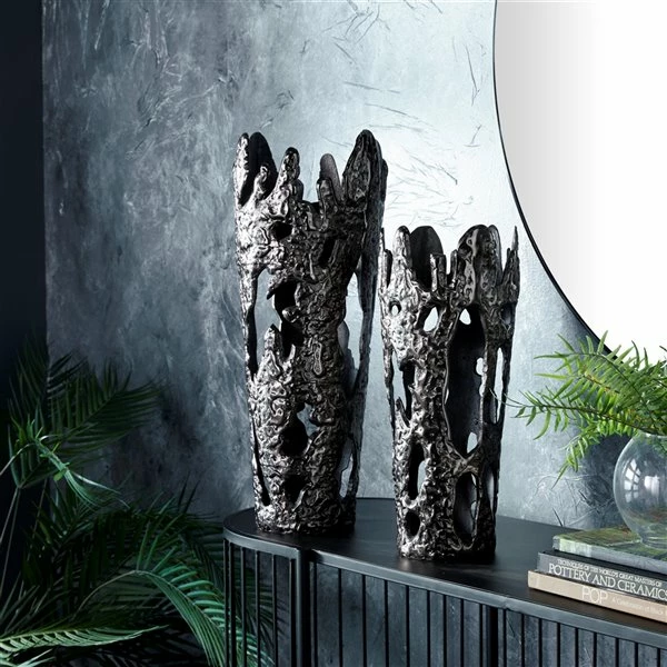 Best deal 🥰 Grayson Lane Black Aluminum Vases - Set of 2 👍 2 Best deal 🥰 Grayson Lane Black Aluminum Vases - Set of 2 👍 - Image 2