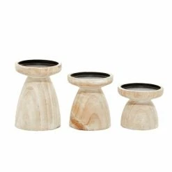 Deals ✔️ Grayson Lane Set of 3 Wooden Pillar Candle Holder ⌛ 9 Deals ✔️ Grayson Lane Set of 3 Wooden Pillar Candle Holder ⌛ -GRAYSON LANE Sales 2022 330859935 AlternateImage5 l