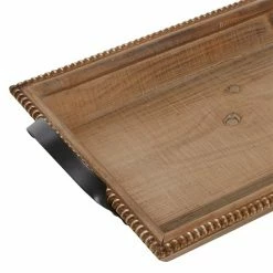 Cheap ⭐ Grayson Lane Coastal Brown Wood Trays - Set of 3 ✨ -GRAYSON LANE Sales 2022 330859937 AlternateImage3 l