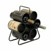 Brand new 👍 Grayson Lane 6-in x 14-in Black Metal Wine rack 🔔