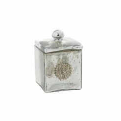 Brand new ✔️ Grayson Lane Glam Silver Glass Decorative Jar 🎁