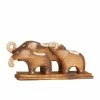 Flash Sale 🔔 Grayson Lane Brown Wood Elephants Sculpture 🥰