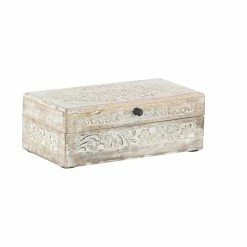 Wholesale 🔥 Grayson Lane Natural White Mango Wood Boxes - Set of 3 ⌛ -GRAYSON LANE Sales 2022 330859953 AlternateImage5 l