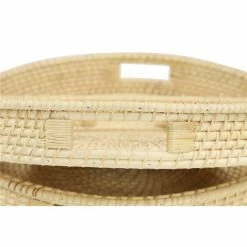 Coupon 👏 Grayson Lane Boho Light Brown Wood Trays - Set of 2 🥰 -GRAYSON LANE Sales 2022 330859961 AlternateImage3 l