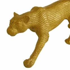 New 🎁 Grayson Lane Gold Polystone Leopard Sculptures - Set of 2 🛒 -GRAYSON LANE Sales 2022 330859973 AlternateImage2 l
