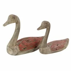 Best Sale 🧨 Grayson Lane Brown Wood Bird Sculptures - Set of 2 🛒