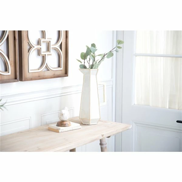 Deals โค๏ธ Grayson Lane Modern White Ceramic Vase ๐ 2 Deals โค๏ธ Grayson Lane Modern White Ceramic Vase ๐ - Image 2