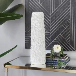 Deals ⌛ Grayson Lane White Contemporary Ceramic Vase 😀 -GRAYSON LANE Sales 2022 330859989 AlternateImage1 l