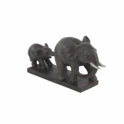 Best reviews of ⭐ Grayson Lane Eclectic Brown Polystone Elephant Sculpture 👏 -GRAYSON LANE Sales 2022 330859992 AlternateImage3 l