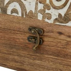 Flash Sale 🌟 Grayson Lane Country Cottage Brown Mango Wood Boxes - Set of 3 🎁 -GRAYSON LANE Sales 2022 330859998 AlternateImage2 l