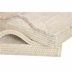 Cheap ✨ Grayson Lane Cream Wood Trays - Set of 2 😉 -GRAYSON LANE Sales 2022 330859999 AlternateImage2 l