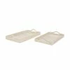 Cheap ✨ Grayson Lane Cream Wood Trays - Set of 2 😉
