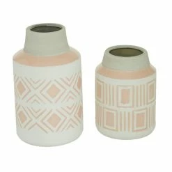 Budget 🛒 Grayson Lane White Stoneware Vase - Set of 2 ❤️ 9 Budget 🛒 Grayson Lane White Stoneware Vase - Set of 2 ❤️ -GRAYSON LANE Sales 2022 330860000 AlternateImage4 l