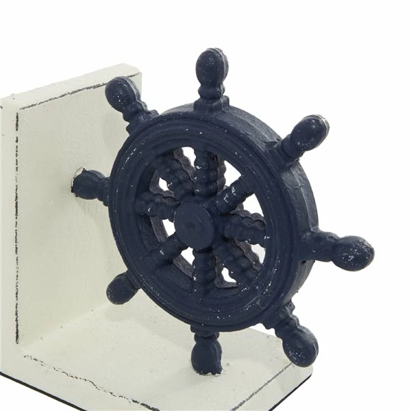 Discount ⌛ Grayson Lane Blue Metal Bookends - Set of 2 😉 3 Discount ⌛ Grayson Lane Blue Metal Bookends - Set of 2 😉 - Image 3