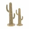 Budget 💯 Grayson Lane Gold Polystone Cactus Sculptures - Set of 2 🔥