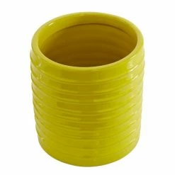 Best deal 🥰 Grayson Lane Yellow Ceramic Decorative Jars - Set of 2 🎉 -GRAYSON LANE Sales 2022 330860010 AlternateImage3 l