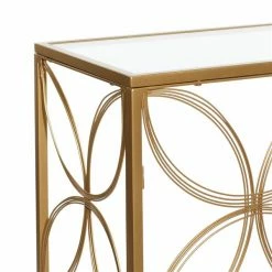 Wholesale 💯 Grayson Lane Gold Modern Console Table ✨ -GRAYSON LANE Sales 2022 330860013 AlternateImage3 l