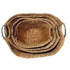 Hot Sale ⌛ Grayson Lane Brown Sea Grass Storage Baskets - Set of 4 ⭐ -GRAYSON LANE Sales 2022 330860020 AlternateImage5 l