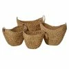 Hot Sale ⌛ Grayson Lane Brown Sea Grass Storage Baskets - Set of 4 ⭐