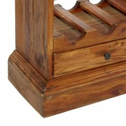 Best reviews of 🛒 Grayson Lane 11-in x 44-in Brown Wood Wine rack ✔️ -GRAYSON LANE Sales 2022 330860021 AlternateImage3 l