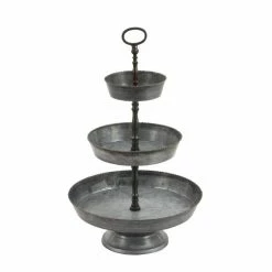 Best deal 😍 Grayson Lane Grey Iron 3-Tier Tray Stand ⭐ 9 Best deal 😍 Grayson Lane Grey Iron 3-Tier Tray Stand ⭐ -GRAYSON LANE Sales 2022 330860022 AlternateImage4 l