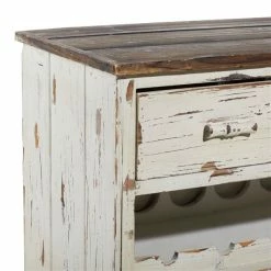 Best deal 🔔 Grayson Lane 14-in x 32-in White Wood Wine rack 💯 -GRAYSON LANE Sales 2022 330860026 AlternateImage2 l